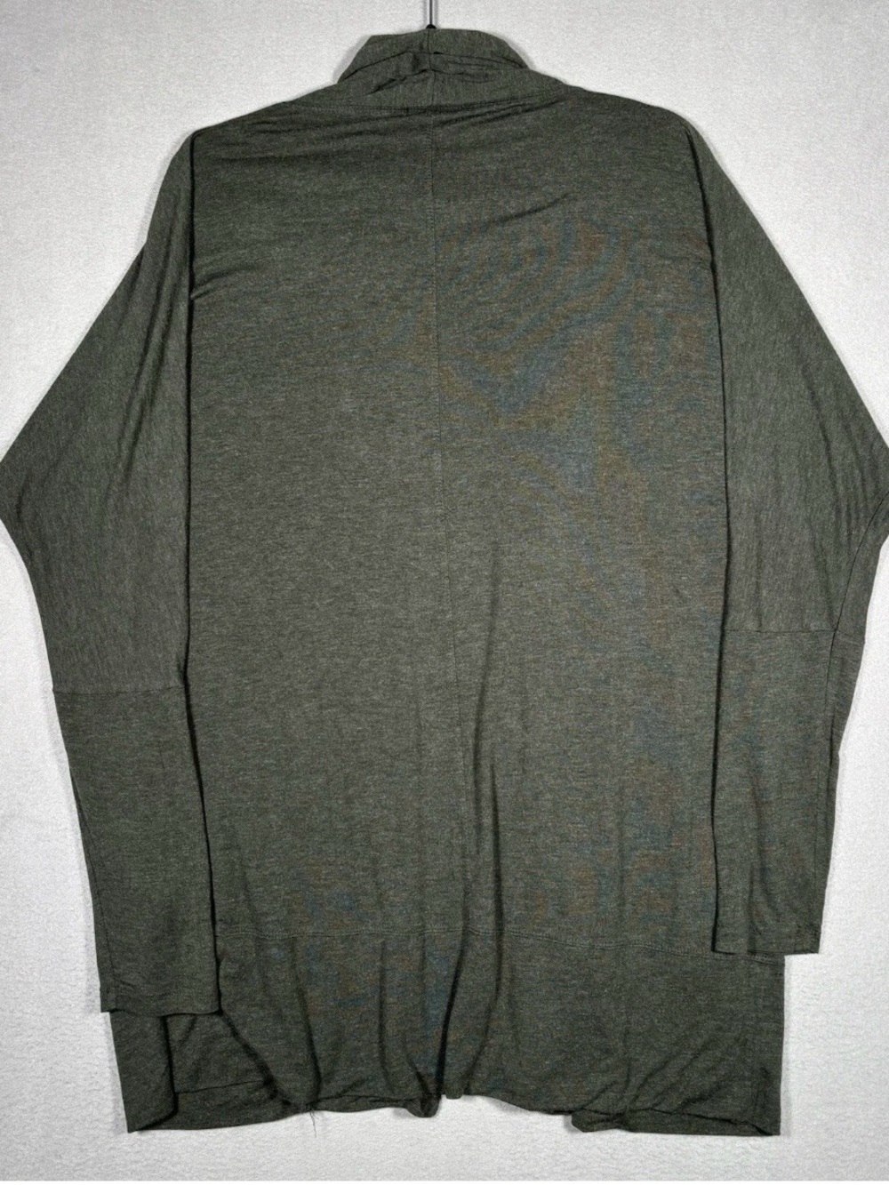 PrAna Foundation Munra Wrap Open Cardigan Sweater Womens Medium Green Heather - Picture 9 of 10